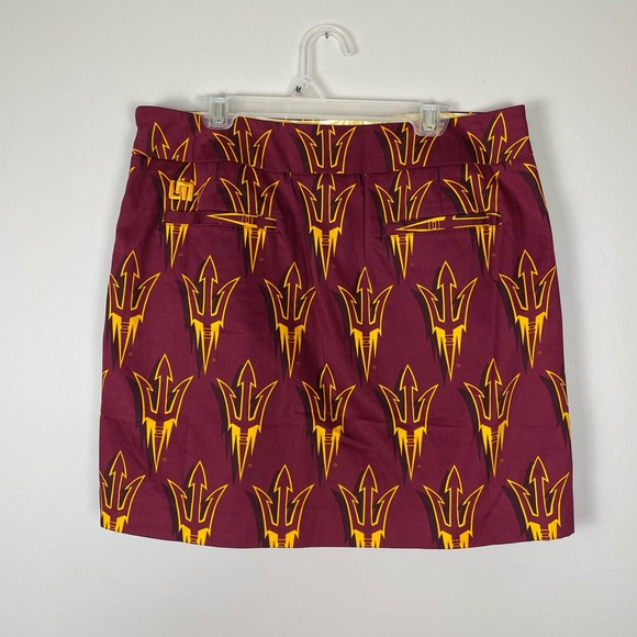 Loudmouth ladies size 6, NWT Arizona State forkem skort - Picture 4 of 7